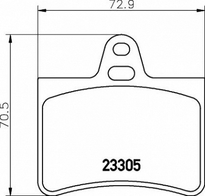HELLA PAGID 8db355019441 -  Комплект тормозных колодок, дисковый тормоз